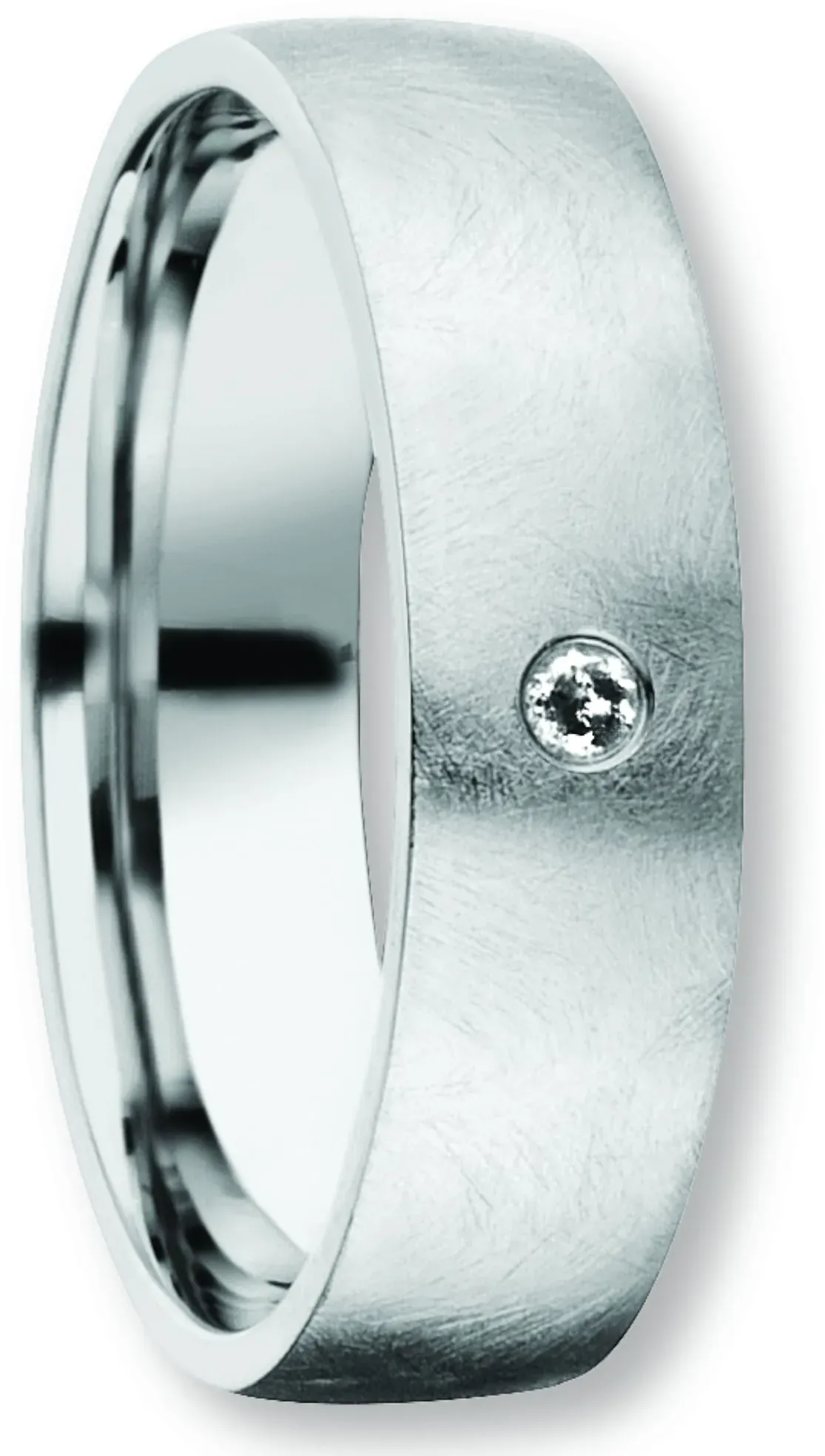 Diamantring ONE ELEMENT Gr. 54, silber, Fingerringe, Damen, 54, 0,02, Diamanten Silber 925 (Sterlingsilber), Diamanten, Silber 925 (Sterlingsilber), Diamantring, Elegant & beständig – Diamantdetails mit feinem Funkeln