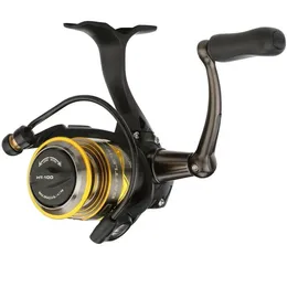 Penn Battle® IV Spinnrolle, Salzwasser-Angler, Angelköder und Köder, Barsch, Pollack, Dorsch, Makrele, Falsch, Aluminiumspule, robust, beidhändig verwendbar, 2500 Rolle, Größe 6,2:1, Schwarz, Gold und