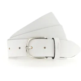 Mustang Ledergürtel Mit geprägtem MUSTANG-Logo auf der Schlaufe, 3,5 cm Gr. 90, weiß, , 39117963-90