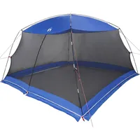 VidaXL Camping Moskito-Netz mit Tür Blau für 5 Personen
