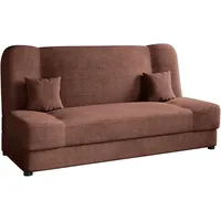 Mirjan24 Schlafsofa Jonas Cord, Sofa mit Bettkasten und Schlaffunktion, Bettsofa, Dauerschläfer-Sofa, Schlafcouch, Materialmix, Couch vom Hersteller, Wohnlandschaft (Poso 29)