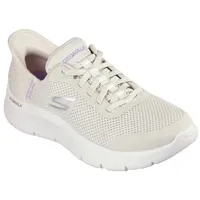SKECHERS Go Walk Flex Grand Entry Damen Beige/Weiß 37