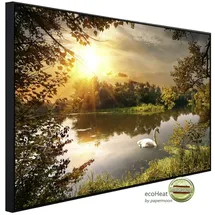 Papermoon Infrarotheizung Schwan am Teich 600 W bunt