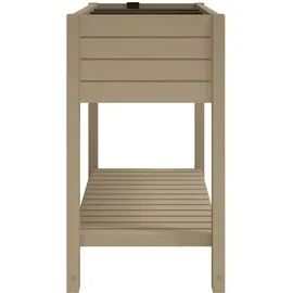 vidaXL Hochbeet 110 x 45 x 79 cm Hellbraun