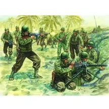 Italeri Modellbausatz 1:72 WWII Amerikanische Infanterie 510006120