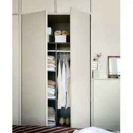 Woood Mehrzweckschrank »Daily Garderobenschrank«, mit Push-to-Open Funktion, Höhe 200 cm, Breite 50 oder 100 cm