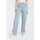Herrlicher High-waist-Jeans Baggy Straight Denim Light blau 30