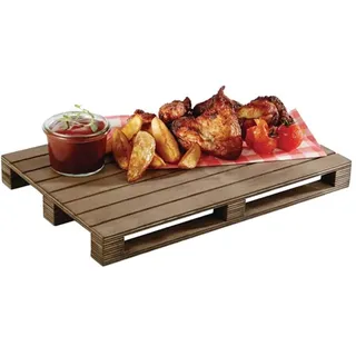 APS Servierbrett "GENUSSPALETTE", 30 x 20 cm, Höhe 3 cm, Birkenholz