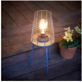 NORTHPOINT LED Solar Garten Beleuchtung Stehleuchte Tischlampe mit warmweißem Licht Außenbereich 68cm hoch