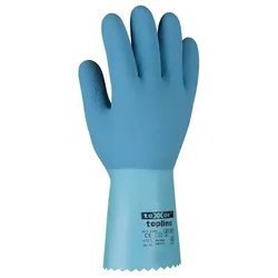 Latex-Chemikalienschutz-Handschuhe "S-BLUE+" ger. - 8 (M)