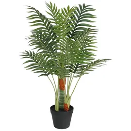 vidaXL vidaXL, Palme Künstlich mit 3 Stämmen Grün 85 cm PP