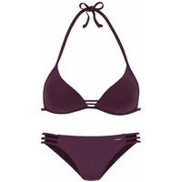 bruno banani Triangel-Bikini Damen bordeaux Gr.38 Cup B