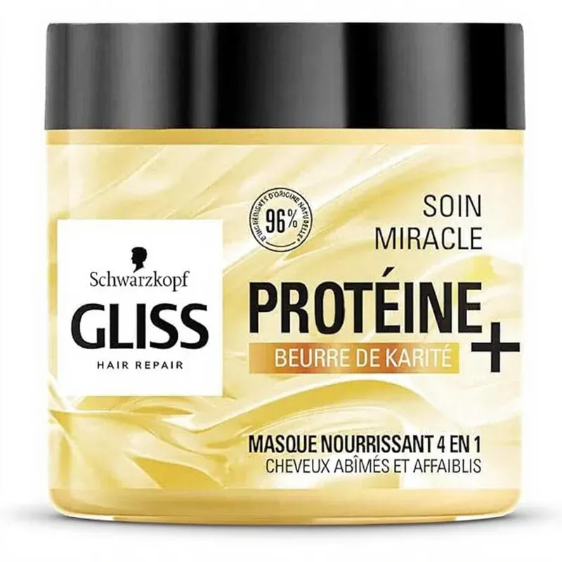 Gliss-Kur Haarmaske 4-in-1 Proteine + Sheabutter 400 ml