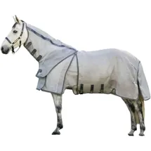 Horseware Ireland Rambo Optimo Protector Plus Fliegendecke 115 cm Silber/Thunderstorm Grey