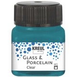 Kreul Glass & Porcelain Clear 20ml, türkis 16216