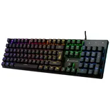 Surefire KingPin M2 Kabelgebunden, USB Gaming-Tastatur Deutsch, QWERTZ Schwarz