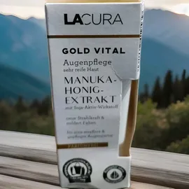 Lacura Gold Vital Augenpflege mit Manuka-Honig-Extrakt 15 ml
