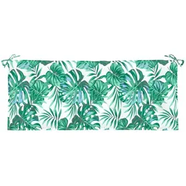 vidaXL Bankauflage 120 x 50 x 7 cm Blattmuster 1 St.
