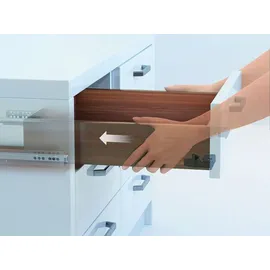 Hettich Vollauszugssystem Quadro V6 Silent System 550 mm Stahl verzinkt