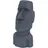 ECD Germany Moai Figur Rapa Nui Kopf 53,5 cm Hoch aus Steinguss Kunstharz Grau Kunststoff, 19x53.5x26.5 Dekoration Skulpturen & Dekoobjekte, Skulpturen