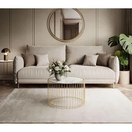 lookway Marbelle Weiß/Gold Metall 60 x 39 x 60 cm