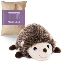 Habibi Plush Premium Wärmetier Igel herausnehmbares Kissen