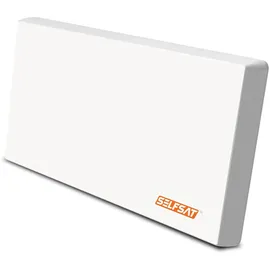 Selfsat H22DQ+ UHD 4K Quattro lnb antenne / weiß