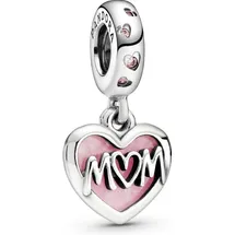Pandora Mum Inschrift Herz Silber 798887C01