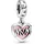 Pandora Mum Inschrift Herz Silber 798887C01