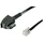 50948 Anschlusskabel international-Pin Out 4-polig 6 m Schwarz