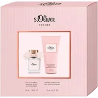 s.Oliver Damendüfte For Her Geschenkset Eau de Toilette Spray 30 ml + Luxury Shower Gel 75 ml 1 Stk.