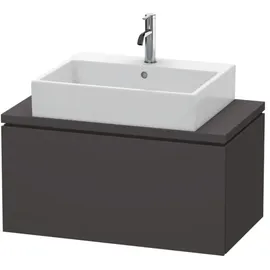 Duravit Waschtischunterschrank Compact L-Cube 82x47,7cm, graph matt, f Kons, 1 Auszug