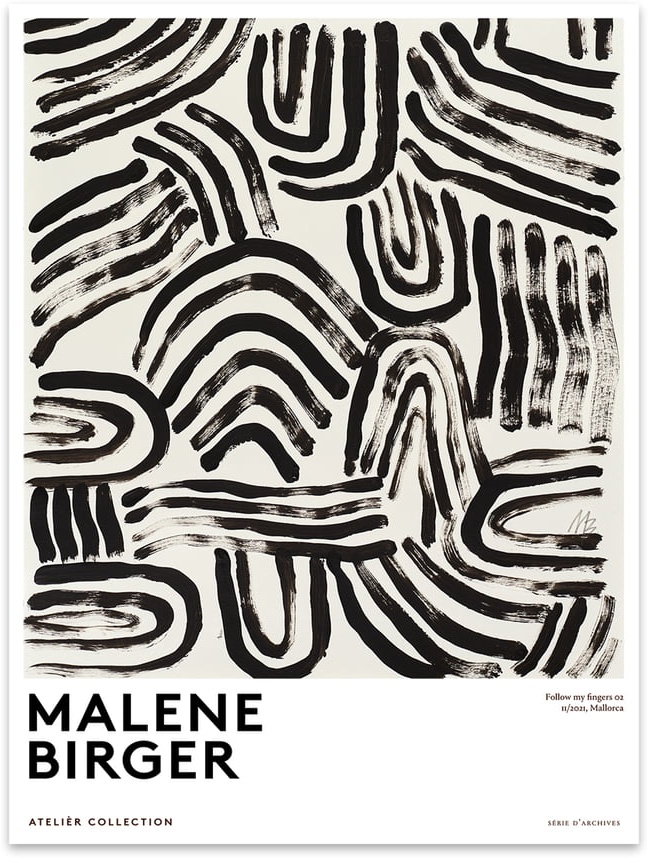 The Poster Club - Follow My Fingers von Malene Birger, 50 x 70 cm
