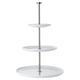 Asa Selection 3-stöckige Etagere Grande Steingut Weiß L (Large)