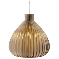 Star Trading - Lampenschirm 'Honeycomb' aus FSC-Papier, beige, Faltbar,