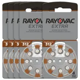 Rayovac Hörgerätebatterie Typ 312 180 mAh 40 St.