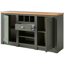 Home Affaire Sideboard Cambridge 145 x 83 x 41 cm Grün
