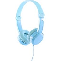onanoff Travel Kinder On Ear Headset kabelgebunden Blau Faltbar, Headset, Lautstärkebegrenzung