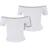 URBAN CLASSICS Ladies Organic Off Shoulder Rib 2 Pack Top - Weiß
