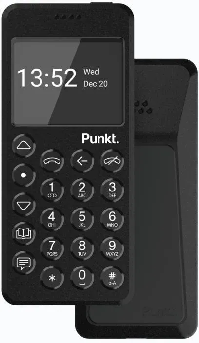 Punkt. MP02 (2"), Tastenhandy, Schwarz