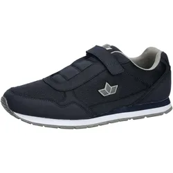 Slipper LICO "Freizeitschuh Simon Slipper", Gr. 40, blau, Synthetik, Schuhe