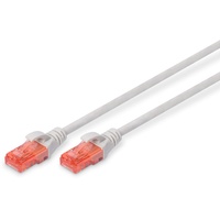 Digitus DK-1612-005 RJ45 Netzwerkkabel, Patchkabel CAT 6 U/UTP Grau verdrillte Paare