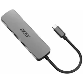 Acer 5in1 Type-C Dongle USB-C Dockingstation HDMI 100W PD 4K@60Hz Silber