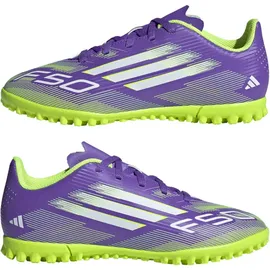 adidas F50 Club TF Kinder purple rush/cloud white/lucid lemon 36 2/3