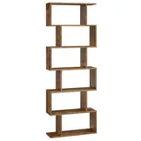 VASAGLE Bücherregal 70 x 24 x 190,5 cm Braun