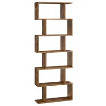 VASAGLE Bücherregal 70 x 24 x 190,5 cm Braun