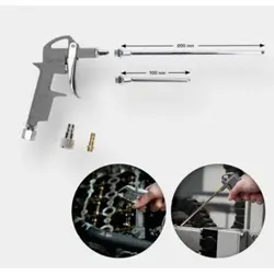 Brilliant Tools Druckluft-Ausblaspistole inklusive 3 Wechseldüsen