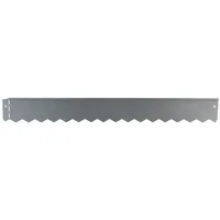 Bellissa Rasenkante bellissa Rasenkante serra Metall verzinkt 103x12 cm Nutzlänge 100cm 45 Stück