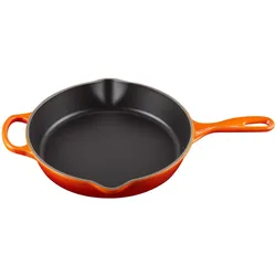 LE CREUSET Brat-/Servierpfanne 26cm hoch Ofenrot