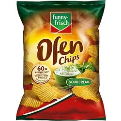 funny-frisch Ofen Chips Sour Cream Chips 125,0 g